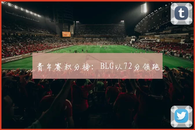 青年赛积分榜：BLG以72分领跑