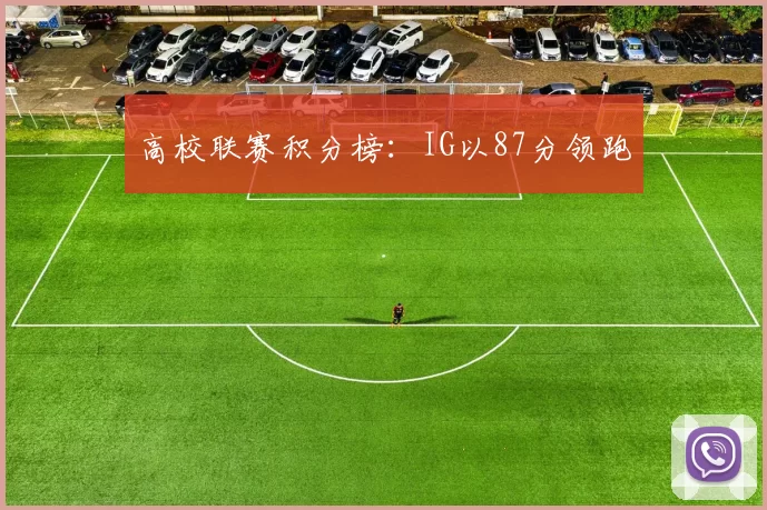 高校联赛积分榜：IG以87分领跑